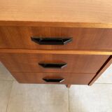 Vintage Scandinavian teak desk, year 60