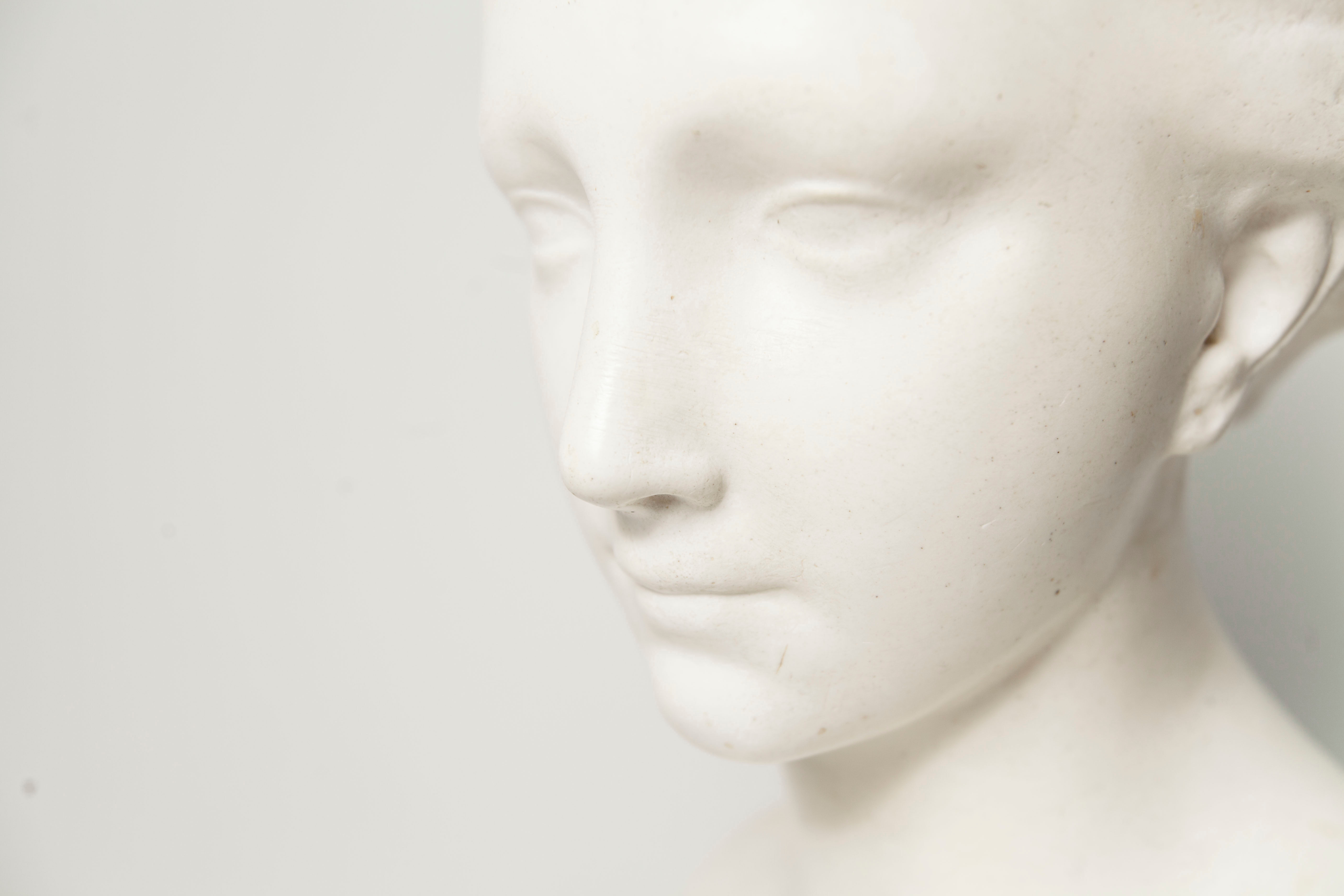 Buste femme en marbre 43cm musée Louvre 1445