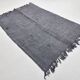 Tapis vintage 5x8 nuances de gris et bleu, 167x237 cm