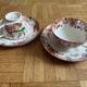 2 antique cups with saucers Sarreguemines Kyoto ironstone