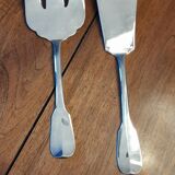 Silver metal fish service 26 pieces