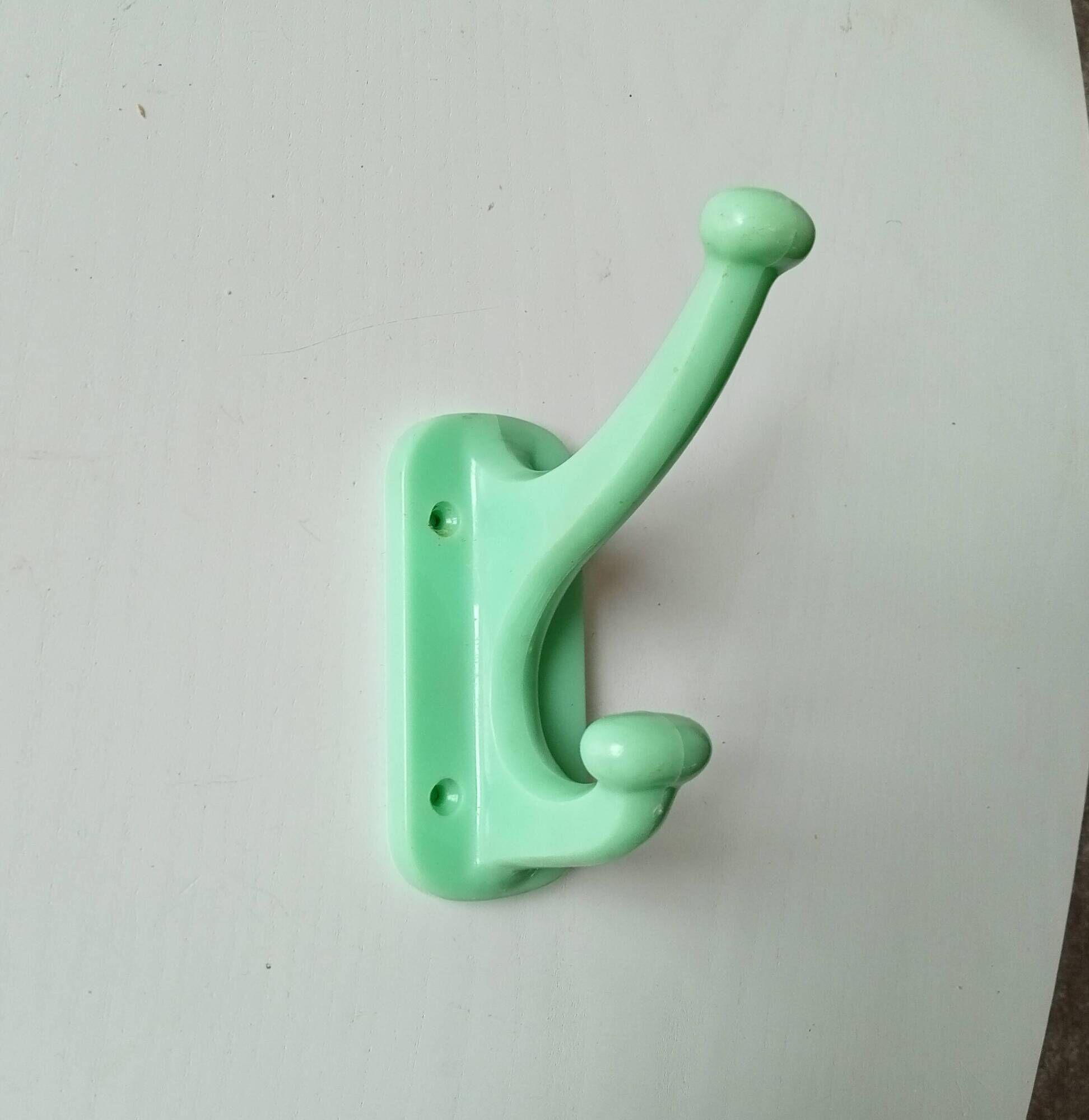 Vintage bakelite coat hook from the 60s