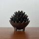 Stackable metal ashtray hedgehog mid-century USSR, 1960s, set of 6