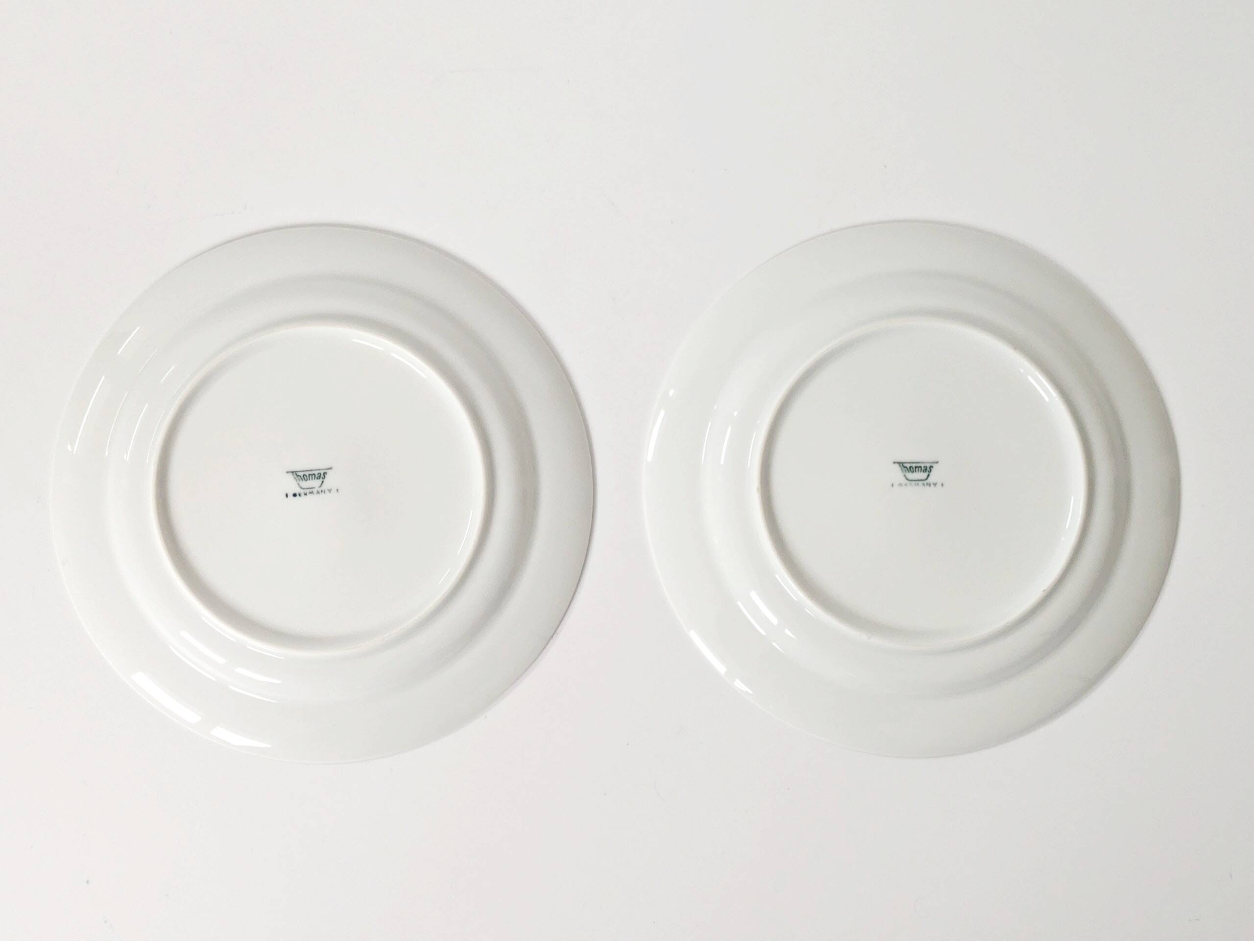 Set of 6 porcelain pieces by Thomas Rosenthal, Eclipse series, 1970s.