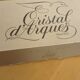 6 crystal wine glasses