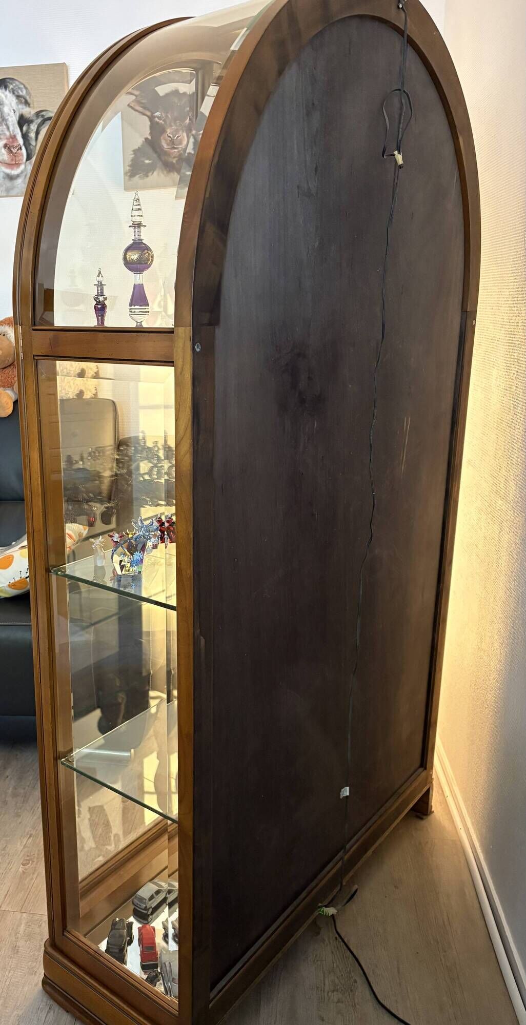 Oval display case Elite Fourrier