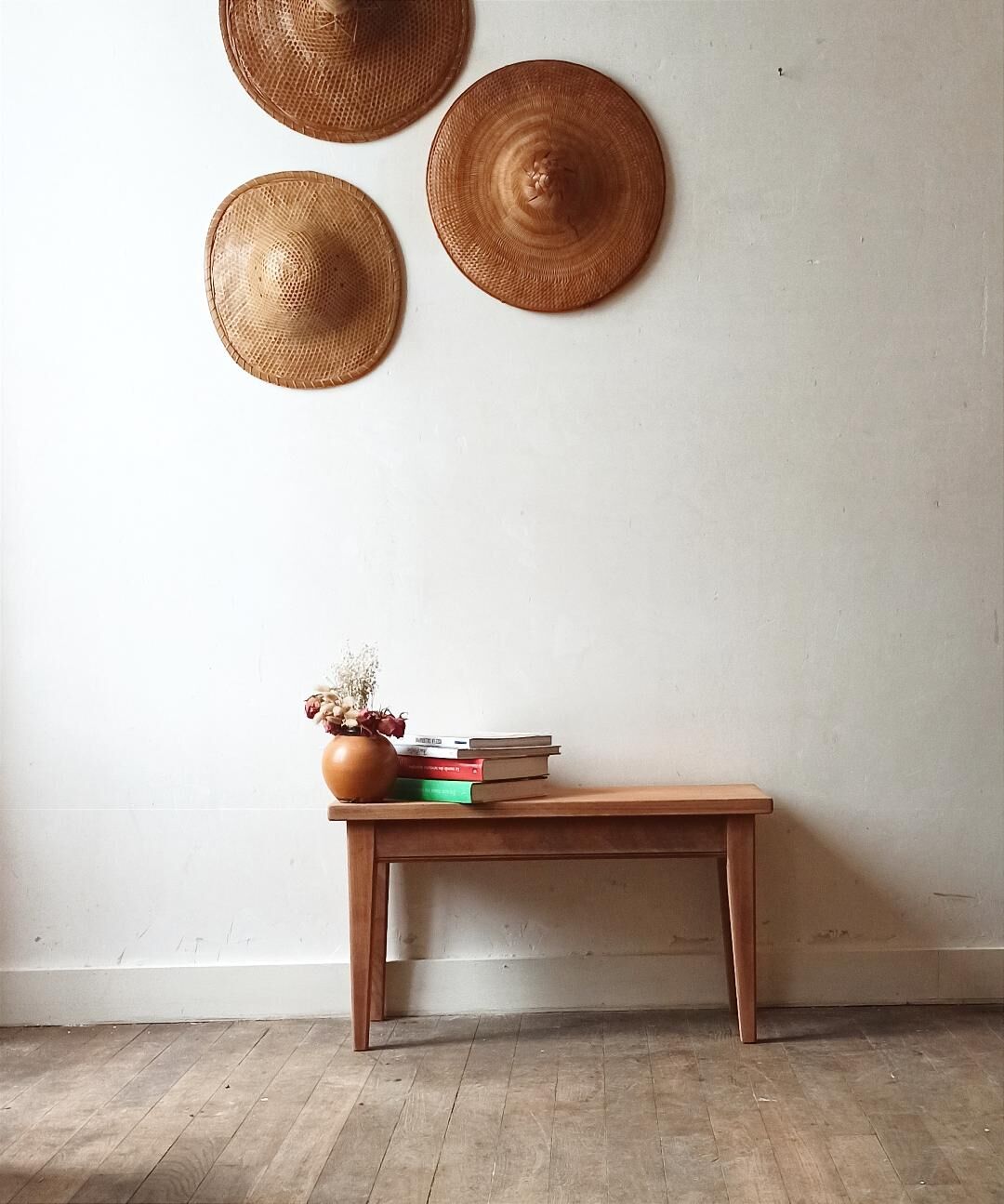 Solid wood benches