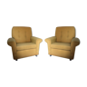 Pair of armchairs corduroy