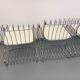 Set of 4 vintage Italian chairs by Gastone Rinaldi in chrome metal.