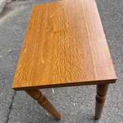 Foldable modular expandable wallet table space-saving kitchen