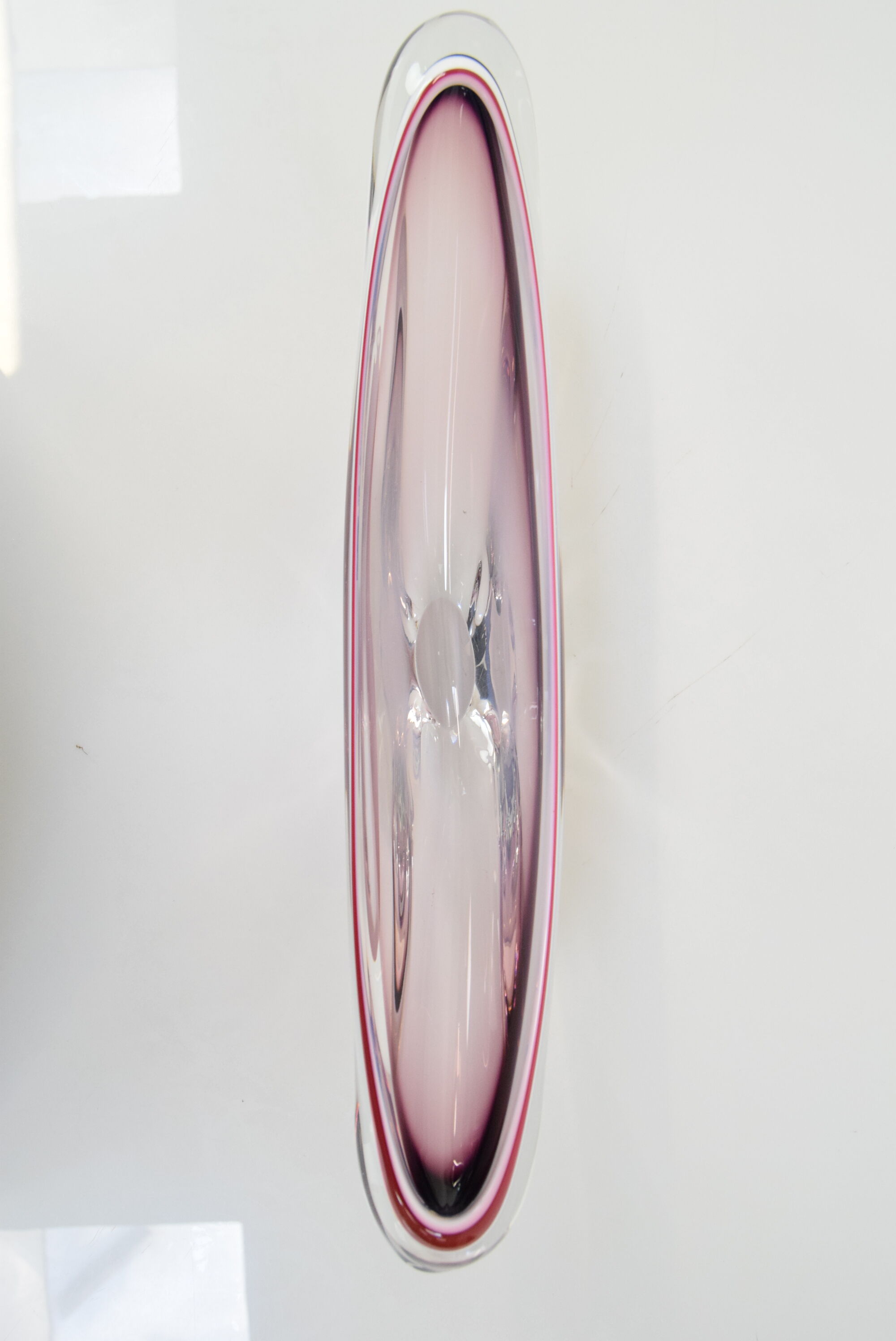 Mid-century Glass Bowl,designed Josef Hospodka for Chribska,1960's.