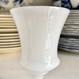 White opaline vase