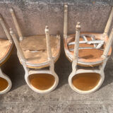 Lot de chaises style Louis à réparer