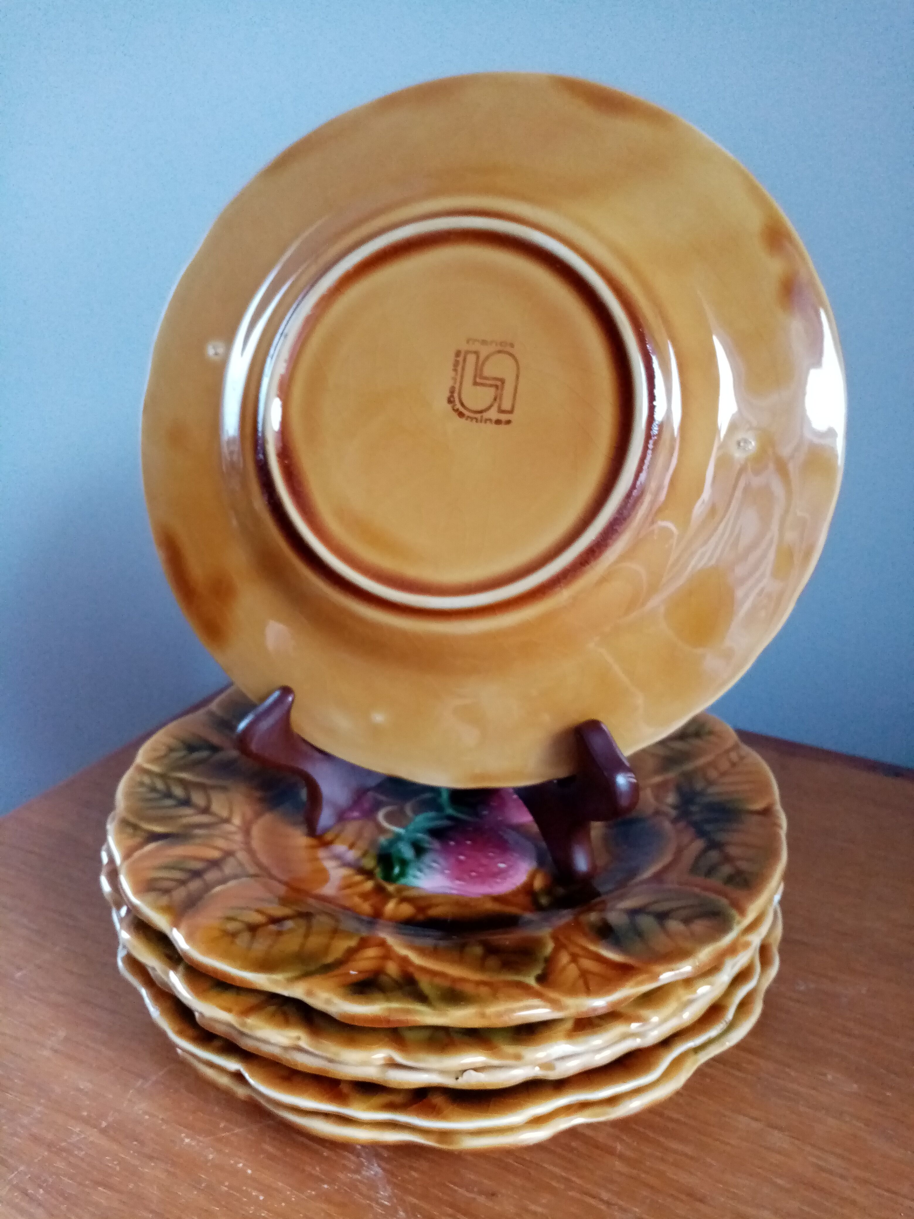 Sarreguemines dessert plates