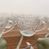 Set of 12 vintage grape mugs