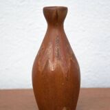 Vase grès vintage, vase céramique flammé, petit vase grès, collection, vase décoratif