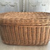 Vintage wicker chest 85 cm
