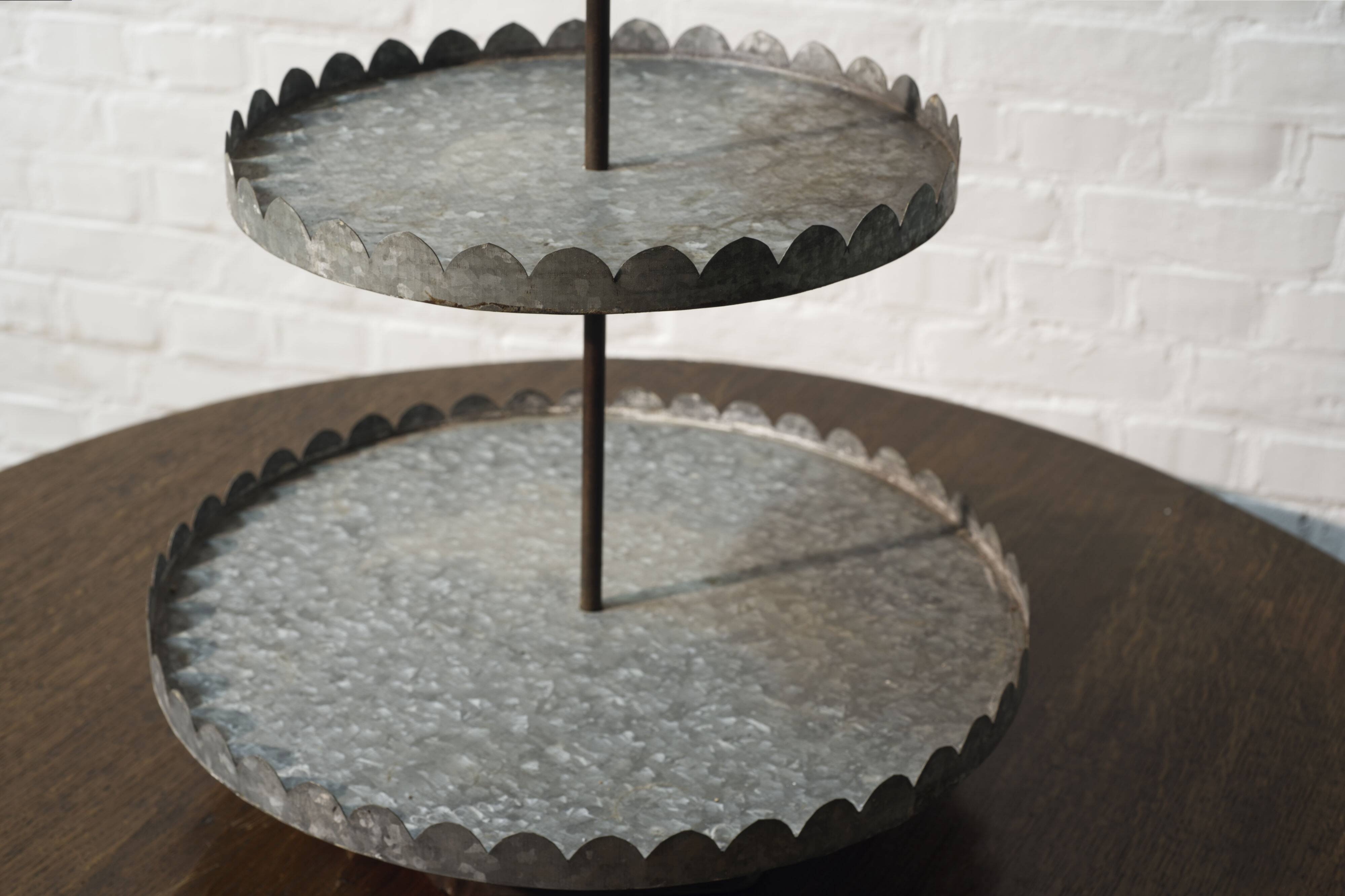 Vintage handmade serving stand