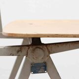 Marko S101 vintage chair beech and gray