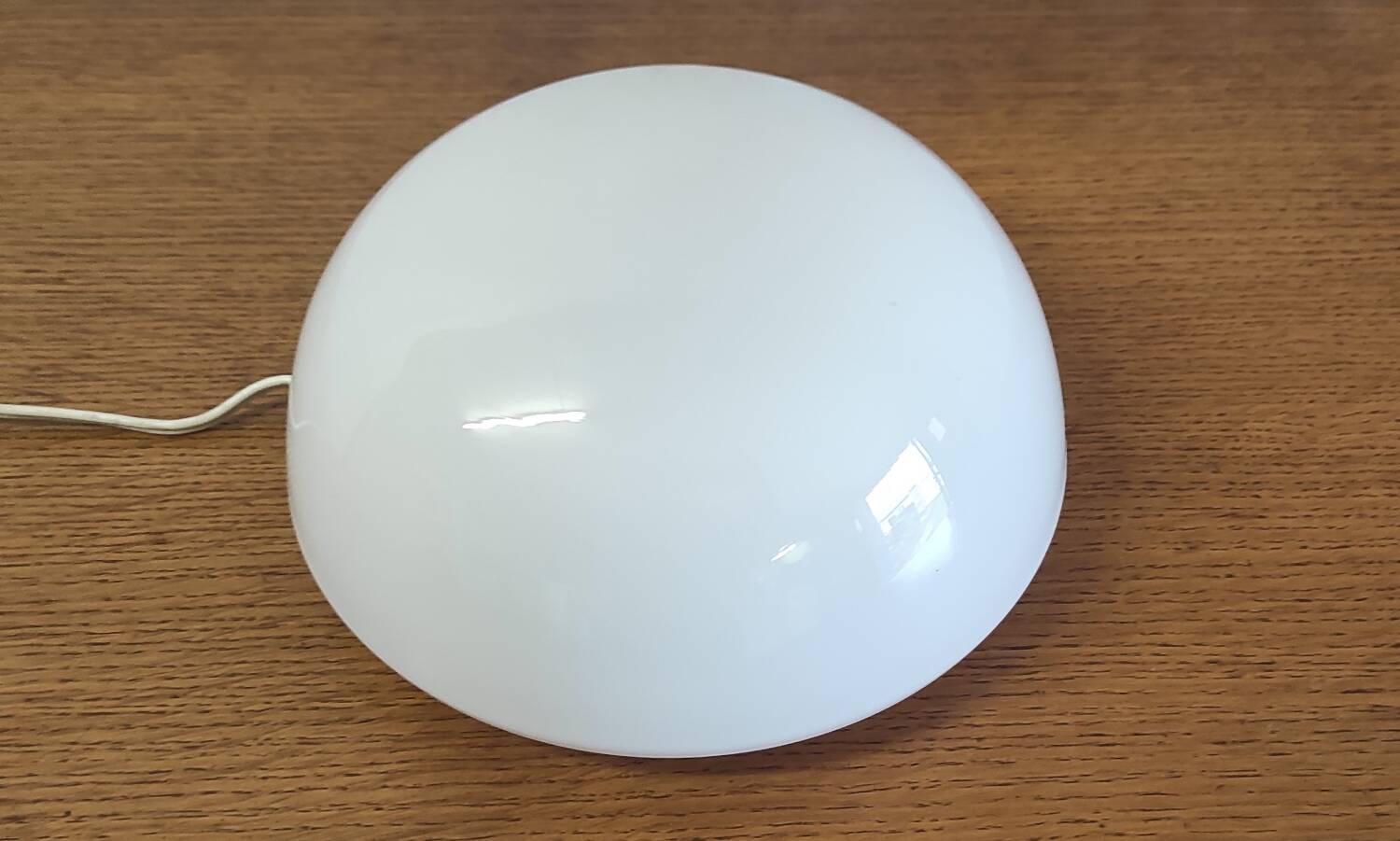 Opaline globe wall light 20 cm - 50s/60s
