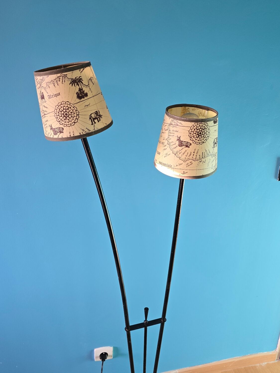 Two-light floor lamp 1950