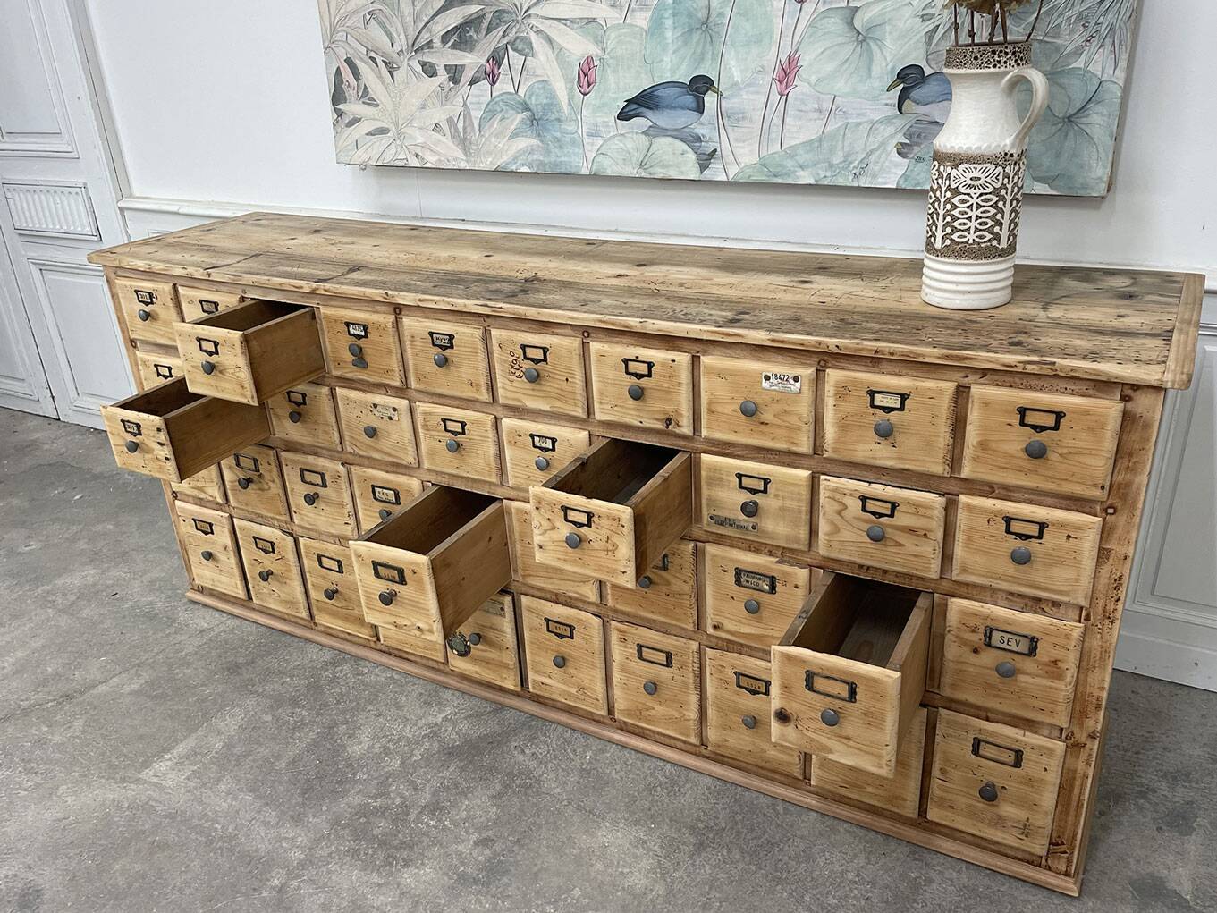 1940s trade furniture with drawers, 1930s