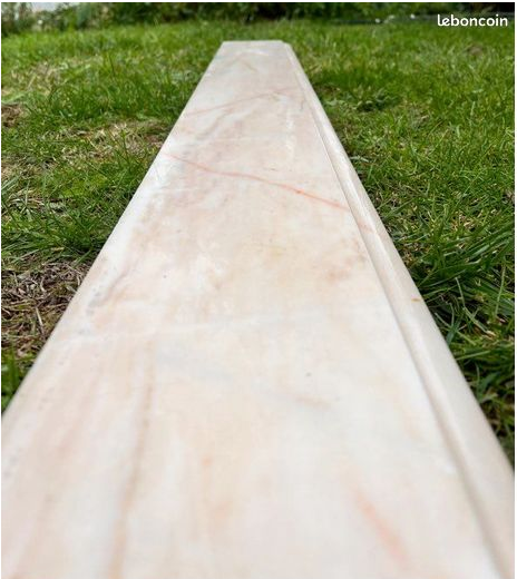 Marble radiator shelf