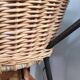 Lampadaire vintage - rotin et bambou - années 1950