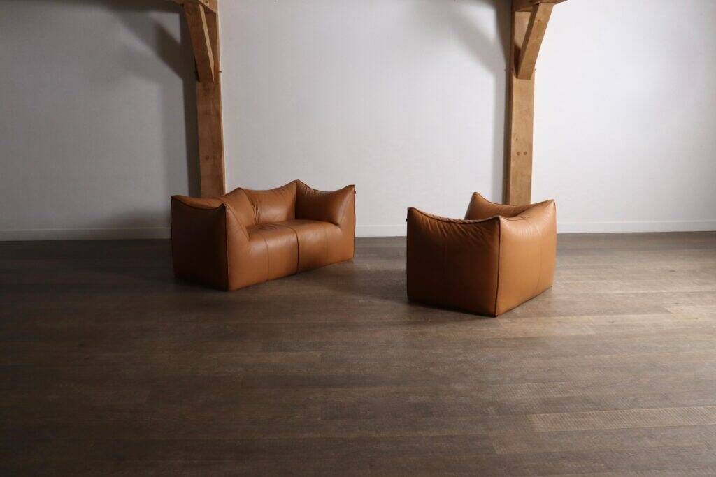 Le Bambole sofa and lounge chair by Mario Bellini for B&B Italia, 1970s