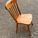 Set of 3 vintage chalet-style chairs.