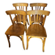 4 vintage bistro chairs