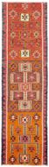 Turkish Handwoven Vintage Herki Kilim 93 cm x 316 cm