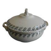 old vegetable soup tureen Terre Fer Choisy Roi antique French dish