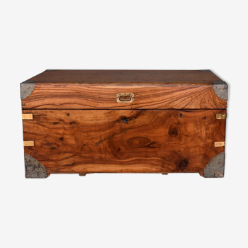 Navy in time camphor trunk late XIXth