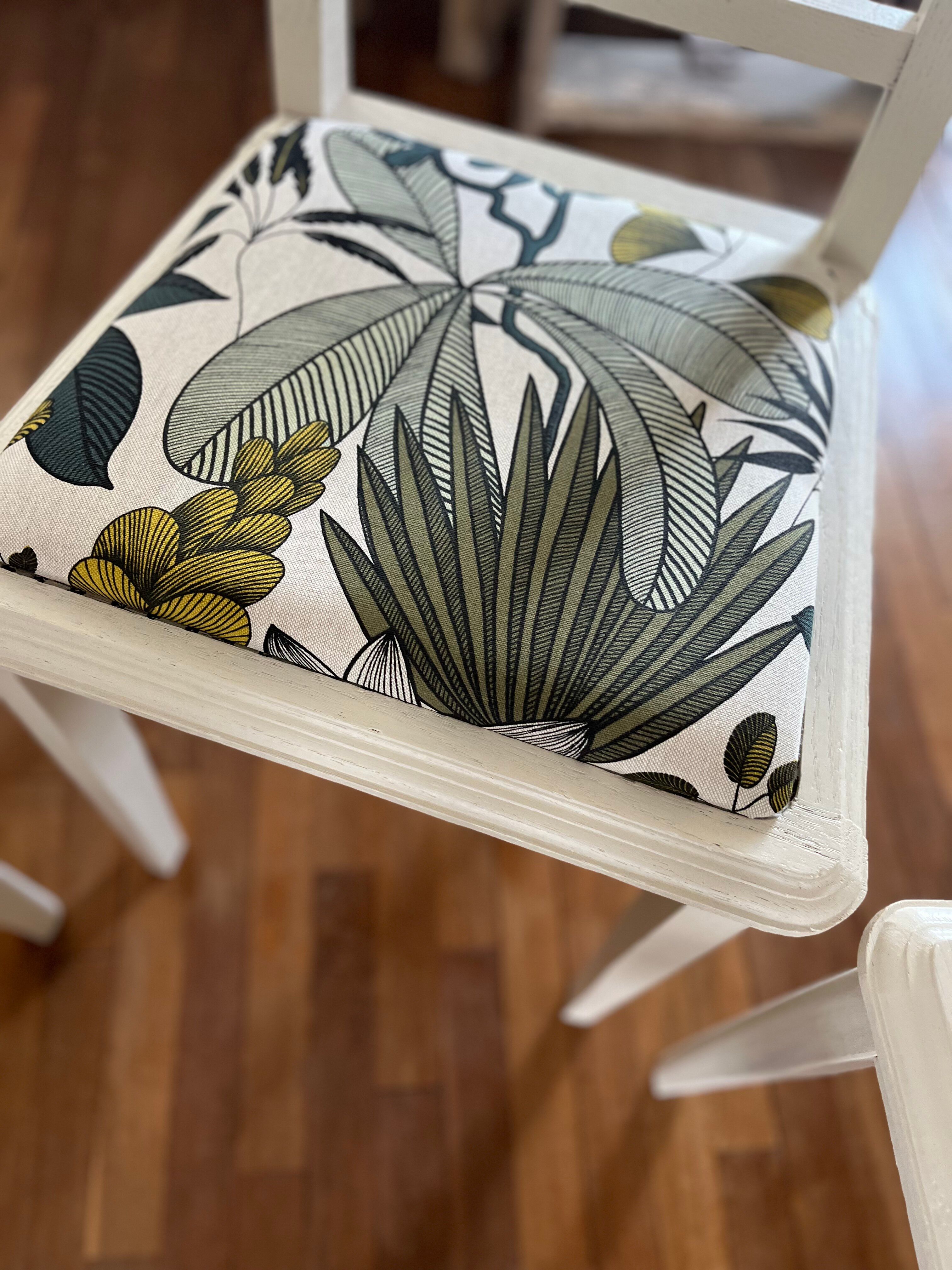 5 relooked antique chairs
