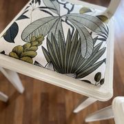 5 relooked antique chairs