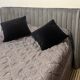 Habitat grey boudoir headboard 244 x 120 cm