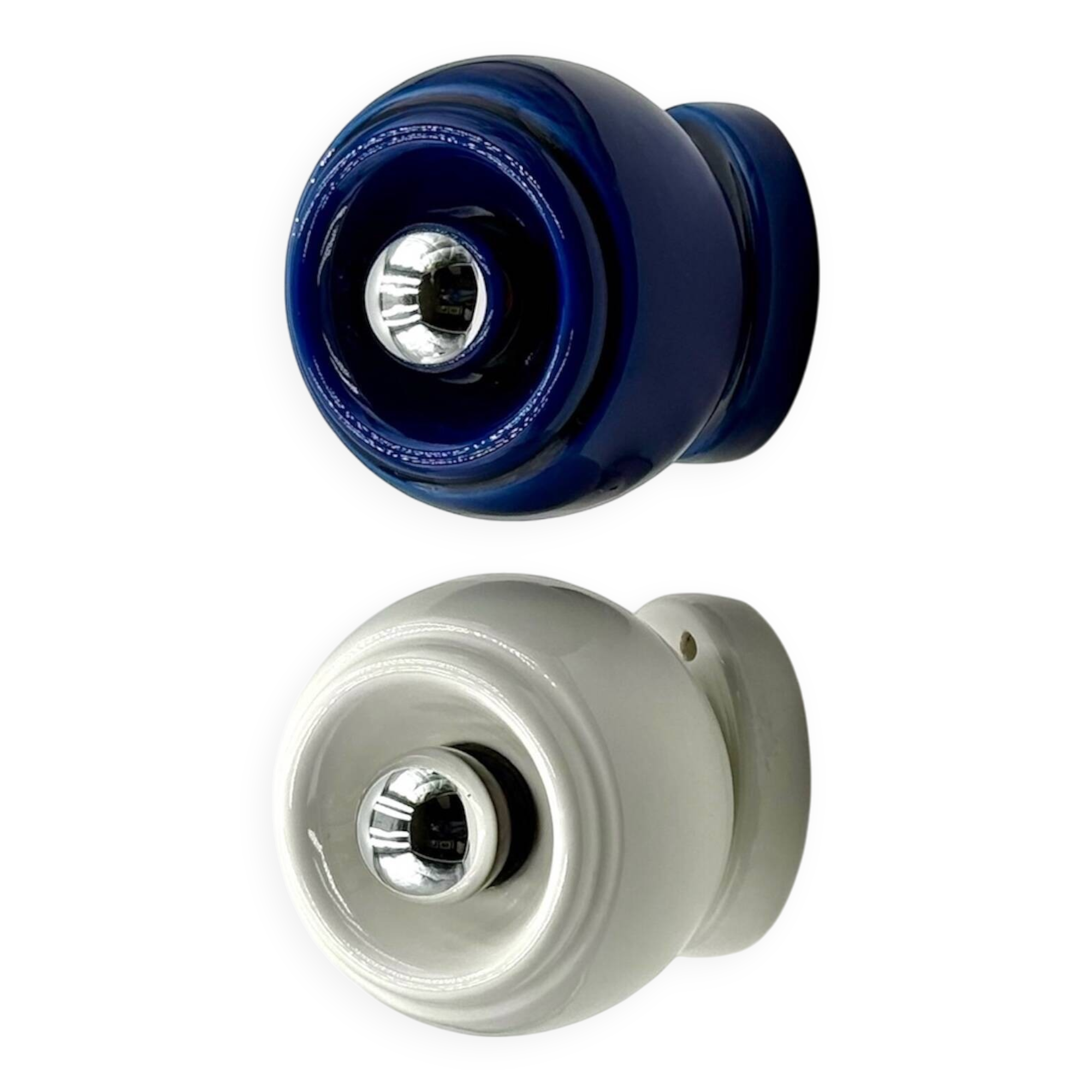 Vintage Ceramic Wall Lamps with Adjustable Mount. Set of 2, 1970s