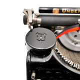 Underwood Portable 4 Bank Typewriter Revised New Black Ribbon 1930