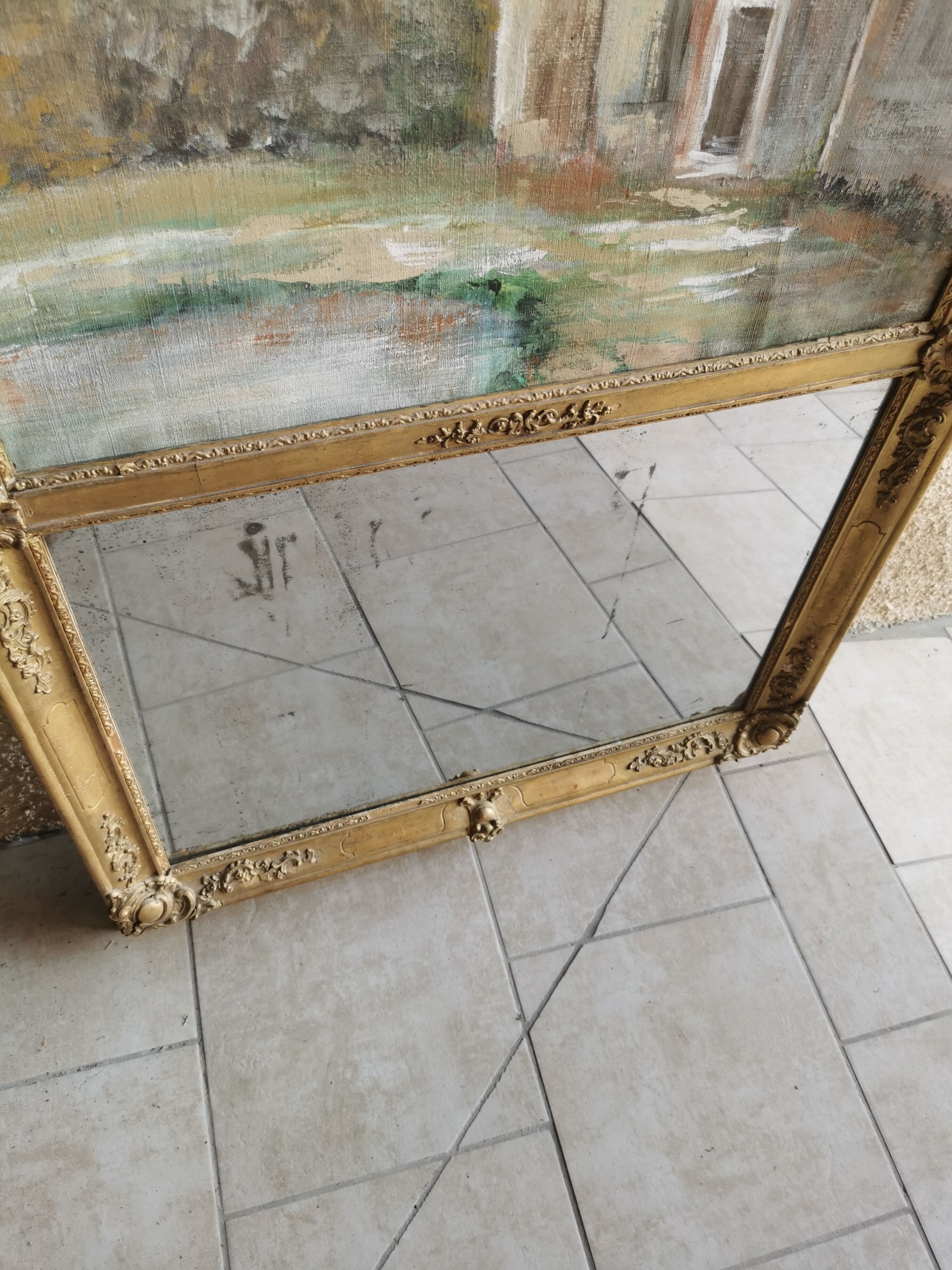 Louis xv style trumeau