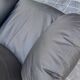 Armchair Arketipo Model Jupiter polyurethane shell grey beige black leather