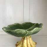 Banana majolica serving dish