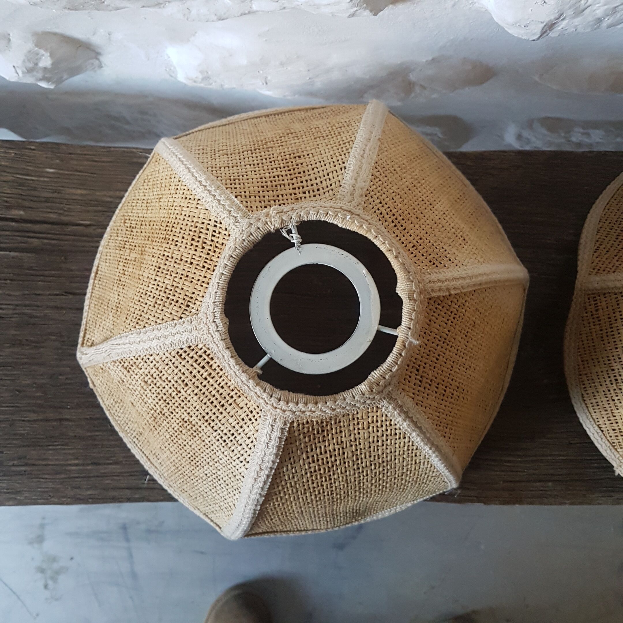 Aerial vintage lampshade