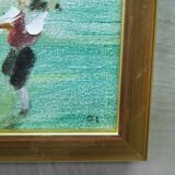 Peinture expressionniste suédoise, Olle Lindgren, 1976