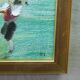 Olle Lindgren ( 1930-2018), Swedish Expressionist Painting, Oil on Canvas, 1976, Framed