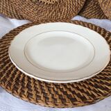 Ten rattan plates, basketry, wicker