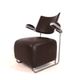 Fauteuil lounge en cuir Oscar pour Inno Oy par Harri Korhonen