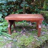 Small vintage footrest bench