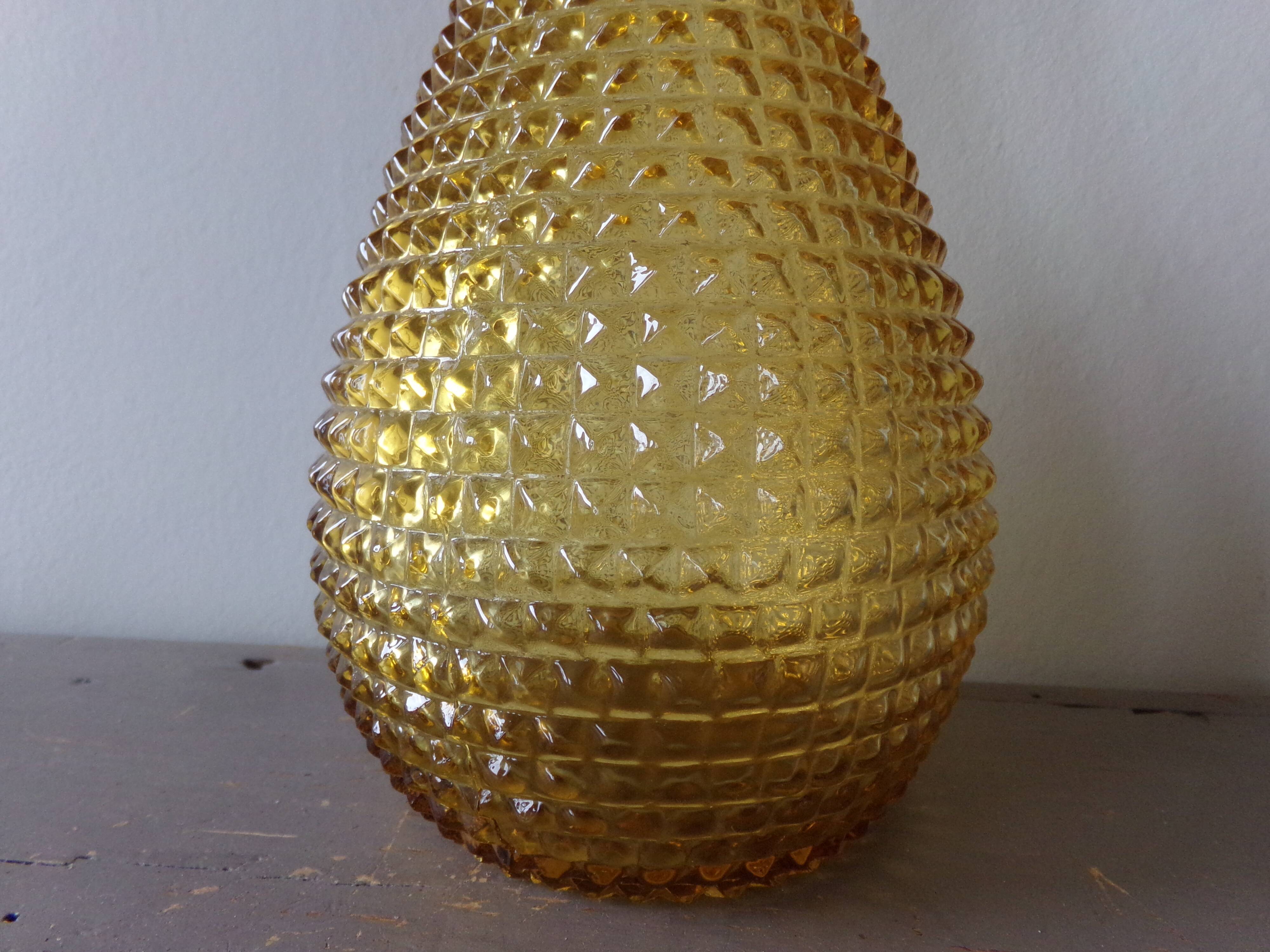Bouteille ambrée d'Empoli