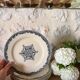 Flat plates Jules Vieillard Bordeaux in ironstone
